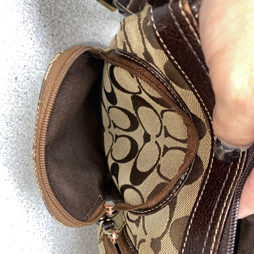 Coach Vintage Signature 2-Way Belt Khaki Bag GUC - Picture 16 of 16